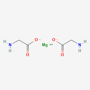Structural image of magnesium glycinate